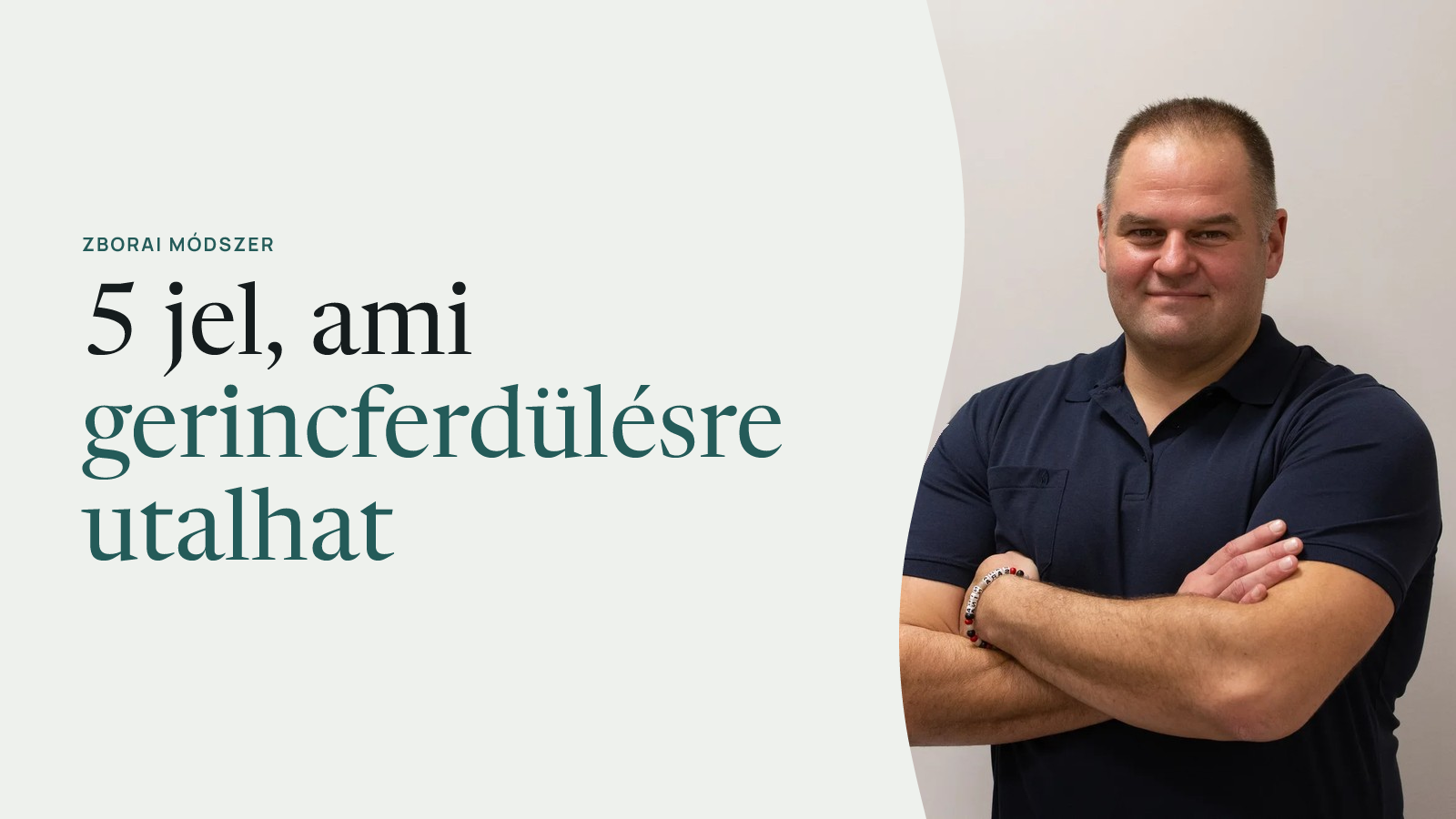 5 jel, ami gerincferdülésre utalhat