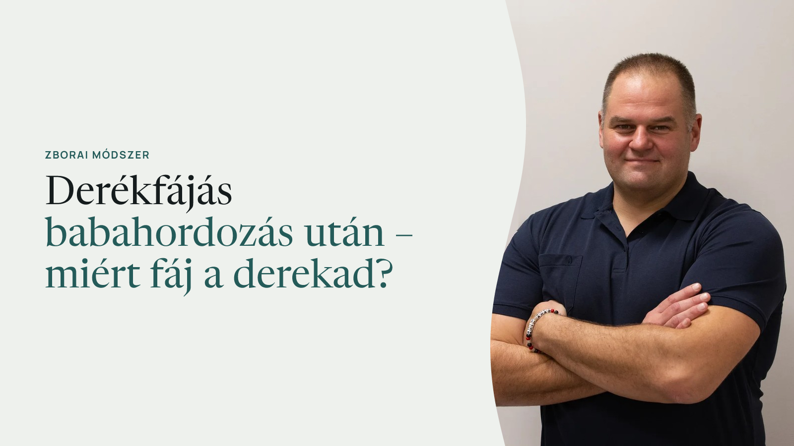 Derékfájás babahordozás után – miért fáj a derekad?