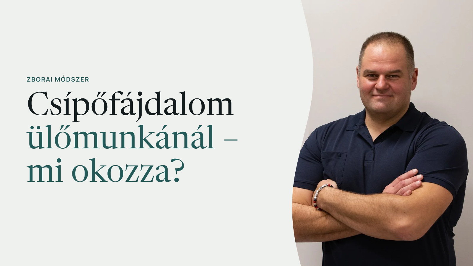 Csípőfájdalom ülőmunkánál – mi okozza?