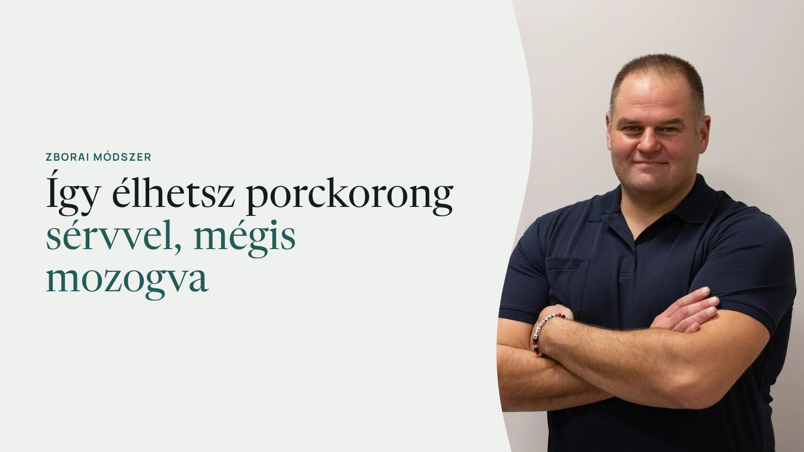 Így élhetsz porckorong sérvvel, mégis mozogva