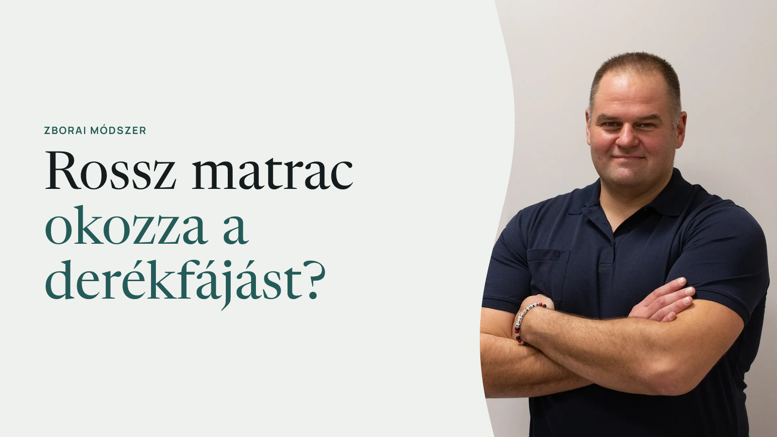 Rossz matrac okozza a derékfájást?