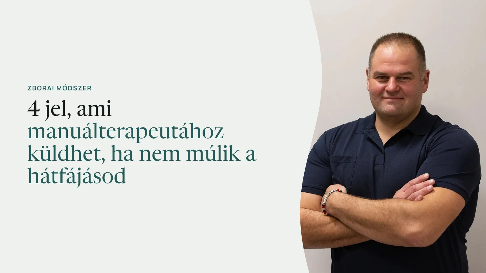 4 jel, ami manuálterapeutához küldhet, ha nem múlik a hátfájásod